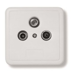 Boîte d'arrivée FM+TV+SAT