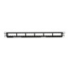 Patch Panel, 24 Port, All Metal, Black