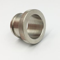 Terminus CAPRIROK métallique - taille 12 - laiton nickelé