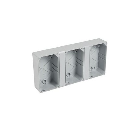 Gaine multifonction horizontale pour coffrets étanches Plexo³ 18 modules