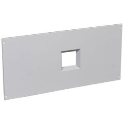 Plastron métal XL³800/4000 - pr DPX 1600 - vis imperdables - 36 modules