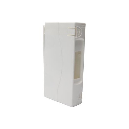 Coffret cache-bornes 1 module - blanc RAL9003