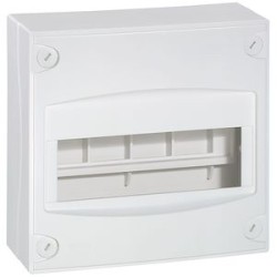 Coffret capacité mini 8 à 9 modules - blanc RAL9003