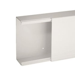 Goulotte de distribution non cloisonnable TA-E 150x60 1 compartiment blanche