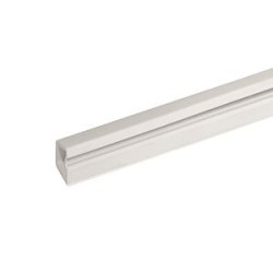 Moulure auto-adhésive avec couvercle à charnière TMR 12x7 1 compart. blanche