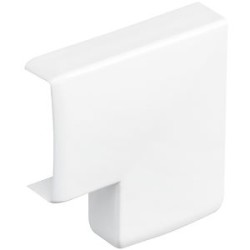 Angle plat pour moulure Keva 32mmx12mm - PVC Blanc Artic