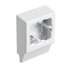 Cadre entraxe 60mm-Profondeur 12mm-Pour moulures Keva profondeur 12mm-PVC Blanc