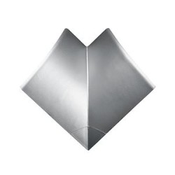 Angle intérieur et angle plat pour corniche Logix 80x80mm-PVC couleur Aluminium