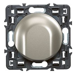 Sortie de câble avec serre-câble Céliane - titane avec support