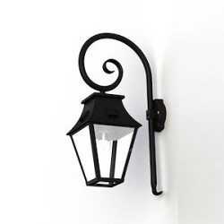 Applique Vieille France N°1 Noir foncé 000