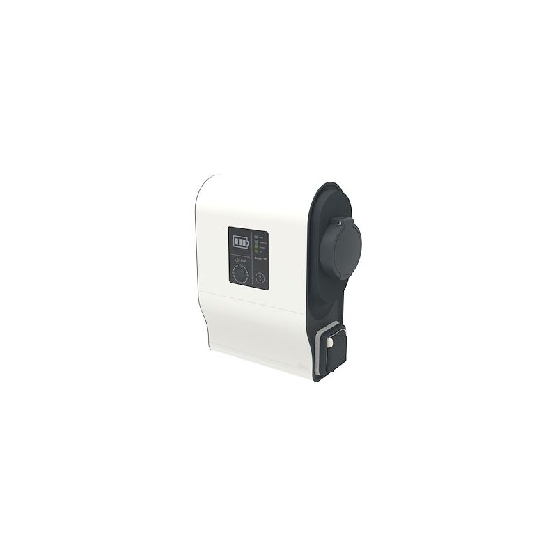 Borne VE mono Green'up Premium avec protection 7,4kW Mode 2/3 plastique