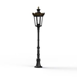 Borne Louvre N°8 E27 Noir foncé 000