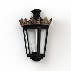 Applique Louvre N°4 E27 Noir foncé 000