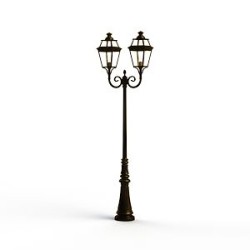 Lampadaire Place des Vosges 3 N°7 Patiné doré 009