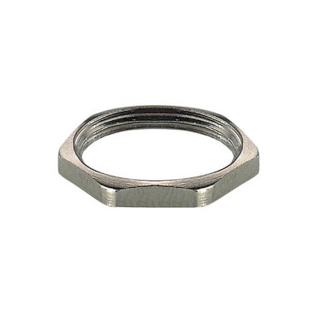 Écrou hexagonal - Pg 09 - laiton nickelé