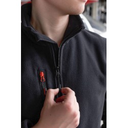 Veste polaire Oxford noire recyclée taille L