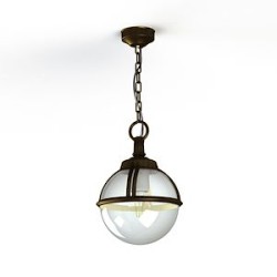 Suspension Boréal N°1 fume Patiné doré 009