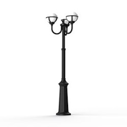 Lampadaire Boréal N°9 opale Noir foncé 000