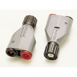 Adapt.BNC (mâle) / fiches mâles-diam 4mm X2 blister