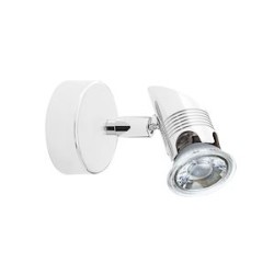 COMETE 01 - Spot sur patère GU10, blanc, a/lpe LED 4W 3000K 500lm incl