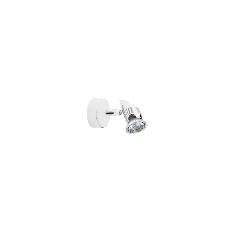 COMETE 01 - Spot sur patère GU10, blanc, a/lpe LED 4W 3000K 500lm incl