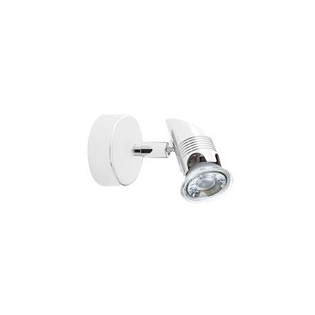 COMETE 01 - Spot sur patère GU10, blanc, a/lpe LED 4W 3000K 500lm incl