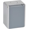 Prise étanche 3P+T 32A Plexo complet IP44 saillie - gris