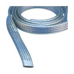 Tresse plate FTCBI en bobine, cuivre étamé, 120 A Courant nominal, 16 mm², 25 m