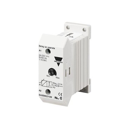 Tempo minia-retardé mise sous tension-2 fils-0,1 à 1min-Vis-24-230 Vca/cc