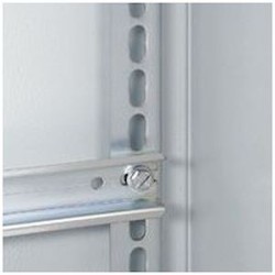 Jeu de 2 montants profilés Lina 25 pour coffrets hauteur 600mm - longueur 537mm