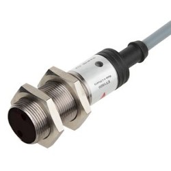 Cellule photoelectrique TE metal M18 dc, 2m cable