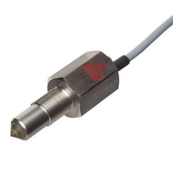 Sonde de niveau optique Verre - Détec: 5mm/2,5mm -NPN NO+NF -10-40Vcc-IP67 Cab