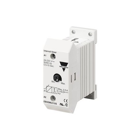 Tempo minia-temporisé mise sous tension-2 fils-1 à 10min-Vis-24-230 Vca/cc