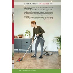 Brosse à roulettes pour sols durs