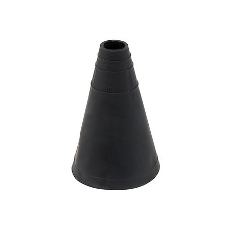 Cône néoprène d'étanchéité - pour mâts de D 25 à 50 mm, hauteur 14 cm
