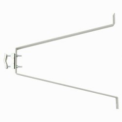 1 Paire fixations murales pour mâts, déport 46 cm sans contreplaque - Galvanisé