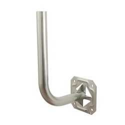 Bras de déport mural pour parabole max D 1m - tube D50 long 380 mm - Galvanisé