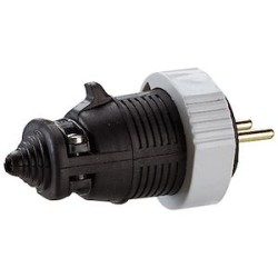 Fiche 2P+T 16A Martin Lunel IP65 à sortie droite avec bague de verrouillage