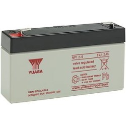 Batterie stationnaire étanche au plomb NP 1.2Ah 6V - bac standard