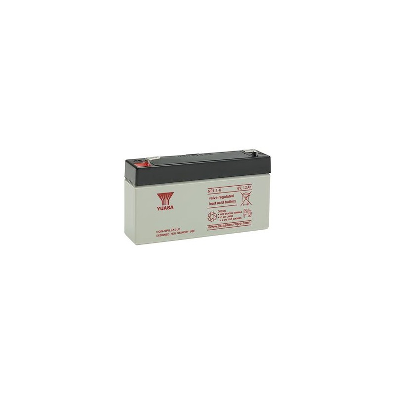 Batterie stationnaire étanche au plomb NP 1.2Ah 6V - bac standard