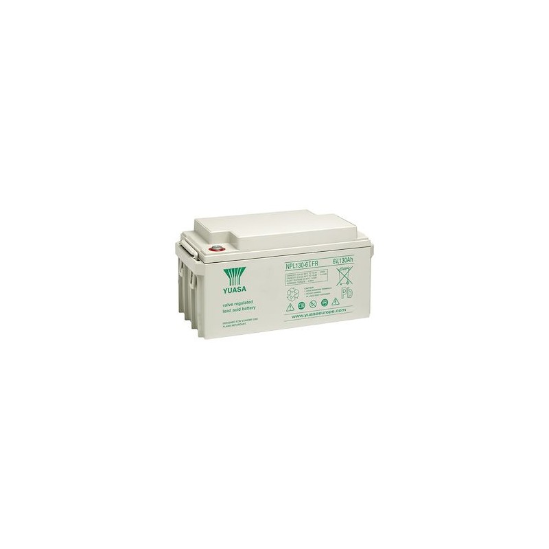 Batterie étanche au plomb NPL 130Ah 6V - bac fr - duree de vie : 10 ans