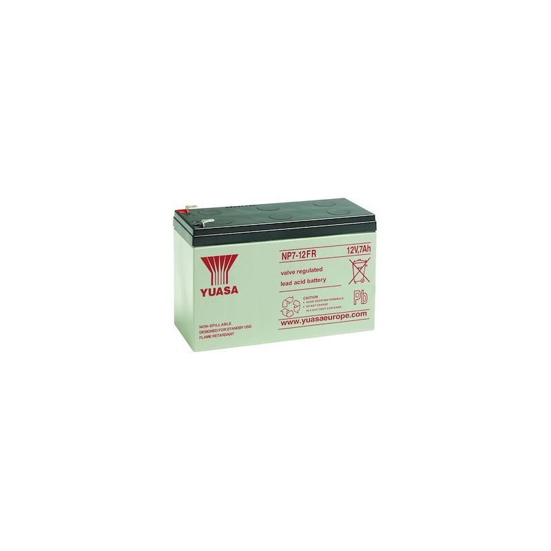Batterie stationnaire étanche au plomb NP 7Ah 12V - bac fr