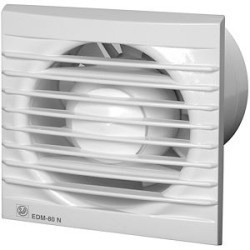 Aérateur standard petites dimensions, 80 m3/h, temporisation fixe, D 100 mm