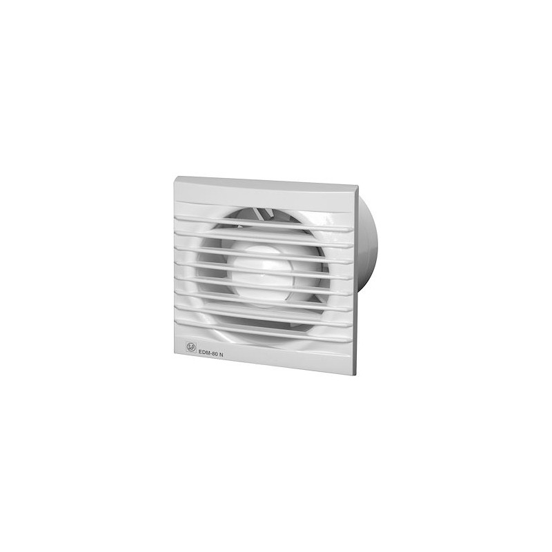 Aérateur standard petites dimensions, 80 m3/h, temporisation fixe, D 100 mm