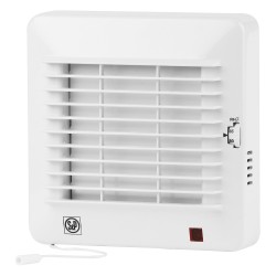 Aérateur standard, 95 m3/h, hygrostat réglable, volets anti-retour, D 100 mm