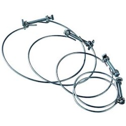 Colliers fil, sachet de 4 unités, D 80 mm