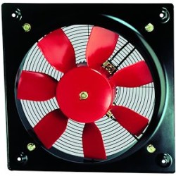 Ventilateur mural, hélice PVC, 1090 m3/h, 4 pôles, monophasé 230V, D 250 mm