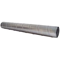Conduit spiralé acier galvanisé, D 315 mm, longueur 3 m
