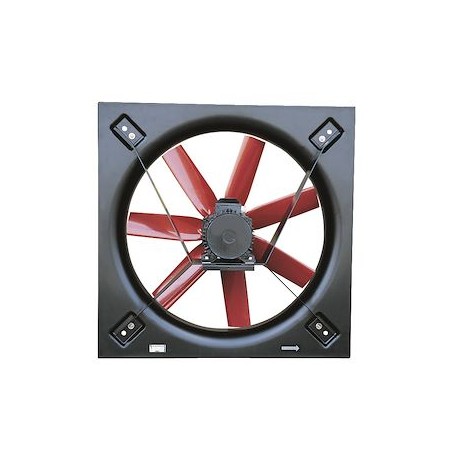 Ventilateur mural, hélice PVC, 33410 m3/h, 6 pôles, triphasé 230/400V, D 800 mm