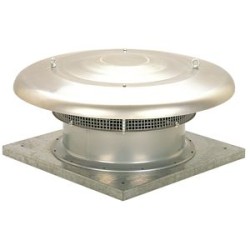 Tourelle d'extraction horizontale, 2680 m3/h, 4 pôles, mono 230V, IP65, D 355mm